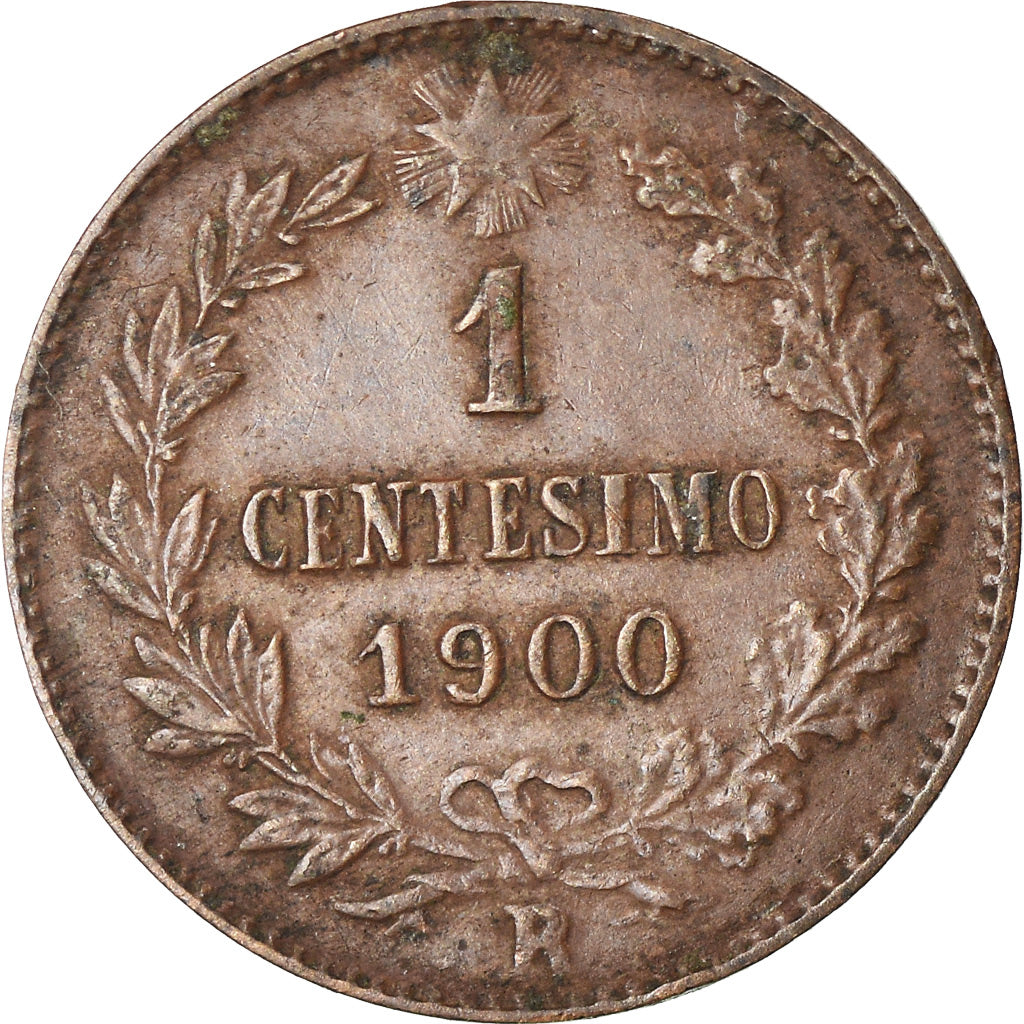 Coin, Italy, Umberto I, Centesimo, 1900, Rome, EF(40-45), Copper, KM:29