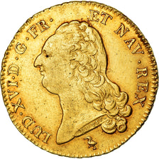Moneta, Francja, Louis XVI, Double louis d'or à la tête nue, 2 Louis D'or