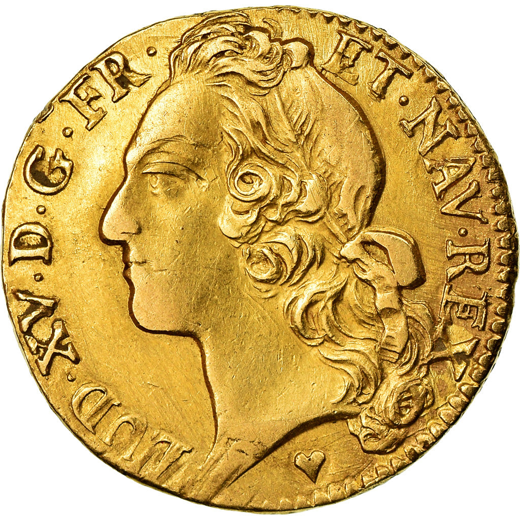 Monnaie, France, Louis XV, Louis d'or au bandeau, 1760, Strasbourg, TB+, Or