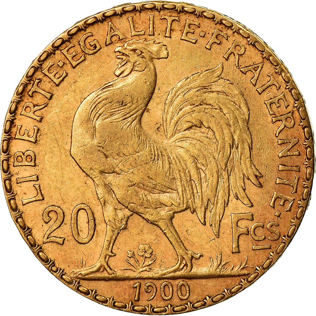 Coin, France, Marianne, 20 Francs, 1900, Paris, EF(40-45), Gold, KM:847