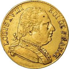 Münze, Frankreich, Louis XVIII, Louis XVIII, 20 Francs, 1815, London, SS, Gold