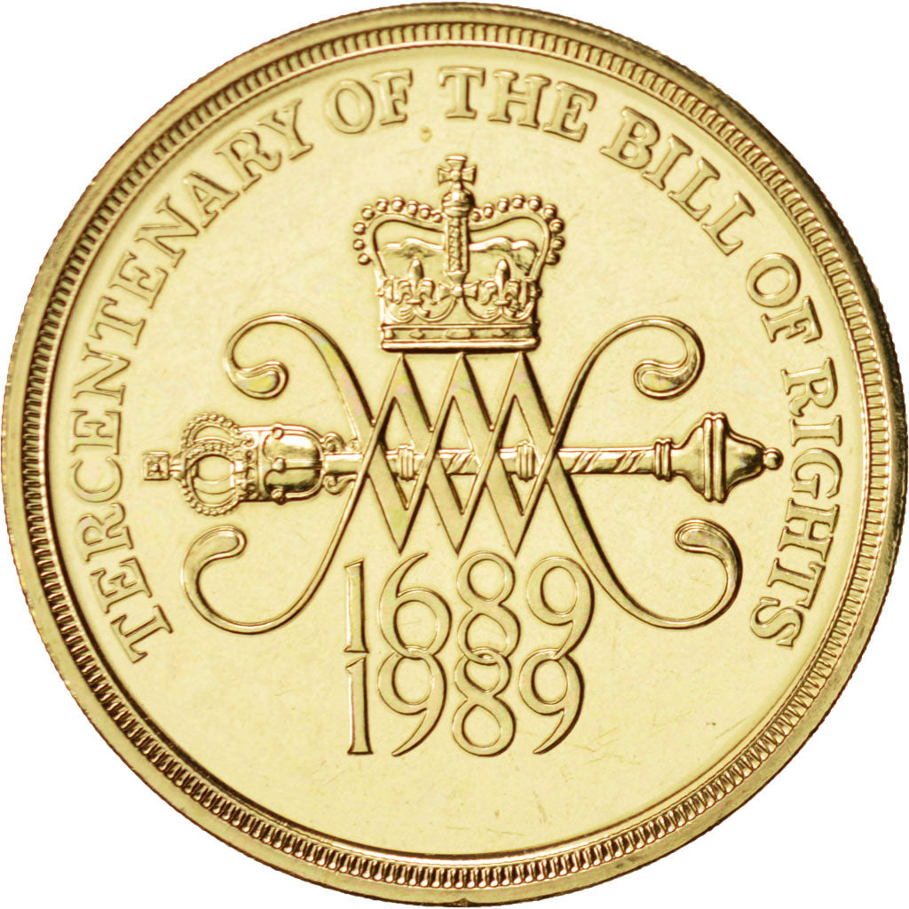 Great Britain, Elizabeth II, 2 Pounds, 1989, British Royal Mint, KM:960