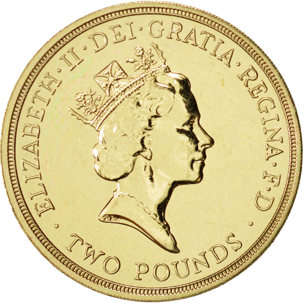 Great Britain, Elizabeth II, 2 Pounds, 1989, British Royal Mint, KM:960
