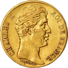 Münze, Frankreich, Charles X, 20 Francs, 1825, Paris, SS, Gold, KM:726.1