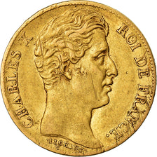 Coin, France, Charles X, 20 Francs, 1825, Paris, EF(40-45), Gold, KM:726.1