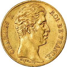 Münze, Frankreich, Charles X, 20 Francs, 1828, Paris, SS+, Gold, KM:726.1