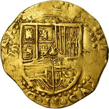 Coin, Spain, Philippe II, Escudo, Seville, EF(40-45), Gold
