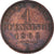 Moneta, Landy niemieckie, 4 Pfennige, 1868, Berlin, AU(50-53), Miedź