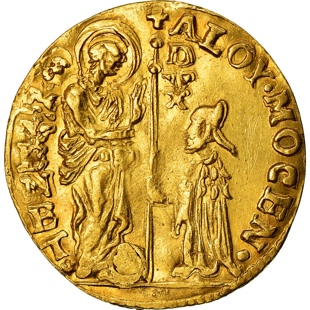 Coin, Italy, VENICE, Alvise IV Mocenigo, Zecchino, EF(40-45), Gold