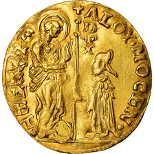 Coin, Italy, VENICE, Alvise IV Mocenigo, Zecchino, EF(40-45), Gold