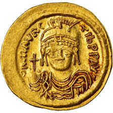 Coin, Maurice Tiberius, Solidus, Constantinople, AU(50-53), Gold, Sear:478