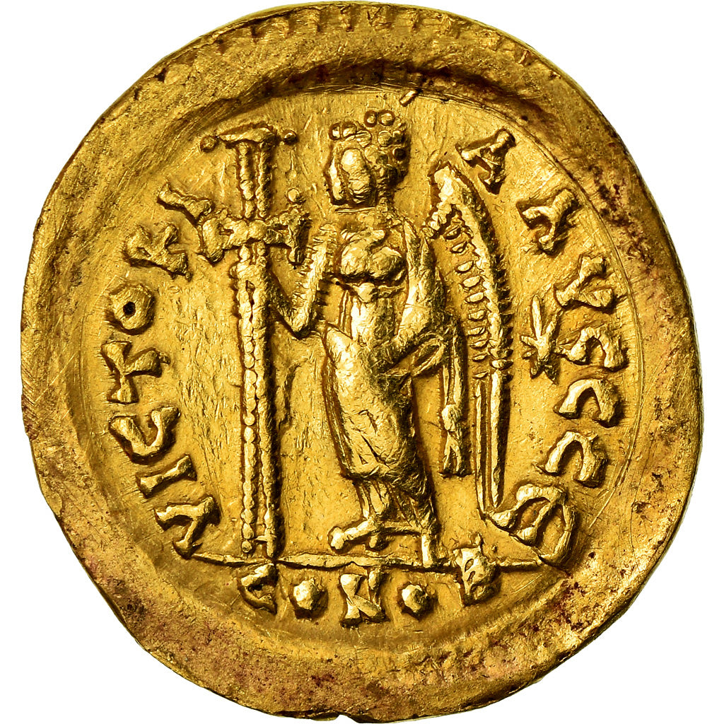 Coin, Leo I, Solidus, Constantinople, EF(40-45), Gold, RIC:605