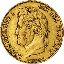 Coin, France, Louis-Philippe, 20 Francs, 1840, Lille, Cornue, EF(40-45), Gold