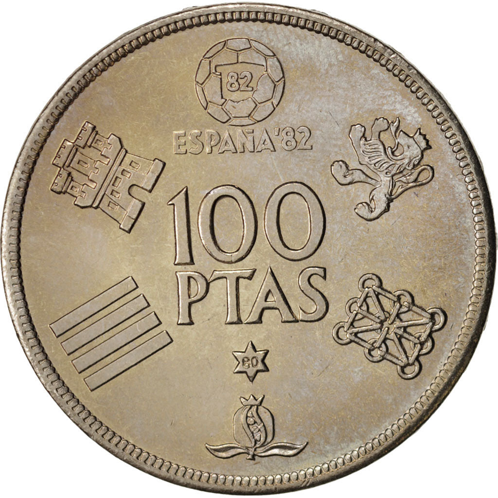 Spain, Juan Carlos I, 100 Pesetas, 1980, Copper-nickel, KM:820