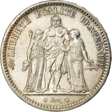 Coin, France, Hercule, 5 Francs, 1871, Paris, Camélinat, MS(60-62), Silver