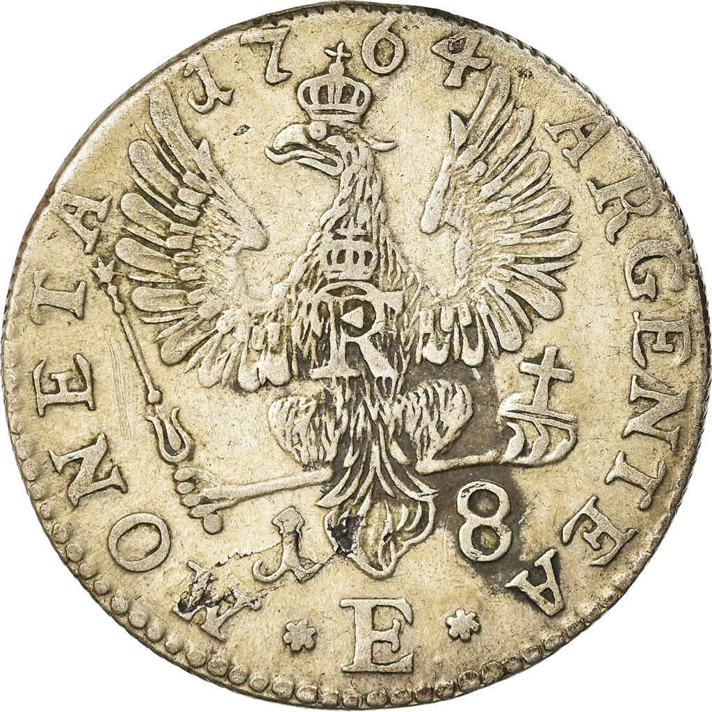 Coin, German States, PRUSSIA, Friedrich II, 18 Groscher, Tympf, 1764, K