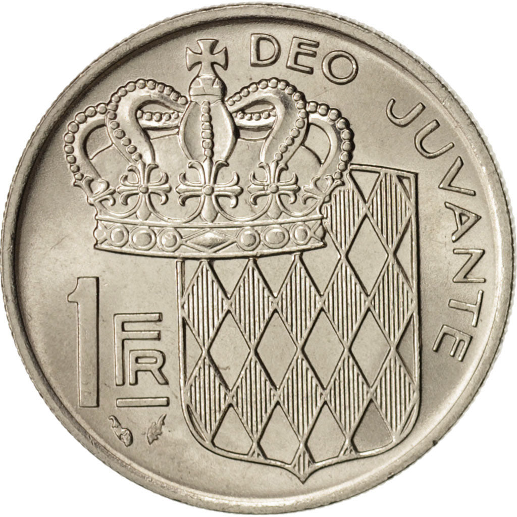 Monaco, Rainier III, Franc, 1977, Nickel, KM:140, Gadoury:150