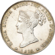 Coin, ITALIAN STATES, PARMA, Maria Luigia, 5 Lire, 1815, Parma, MS(63), Silver