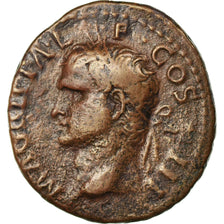 Münze, Agrippa, As, Rome, S+, Bronze, RIC:58