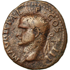 Moeda, Agrippa, As, Rome, VF(30-35), Bronze, RIC:58