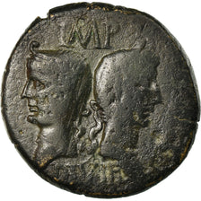 Moneda, Augustus, Dupondius, 10-14 AD, Nîmes, BC+, Bronce, RIC:160