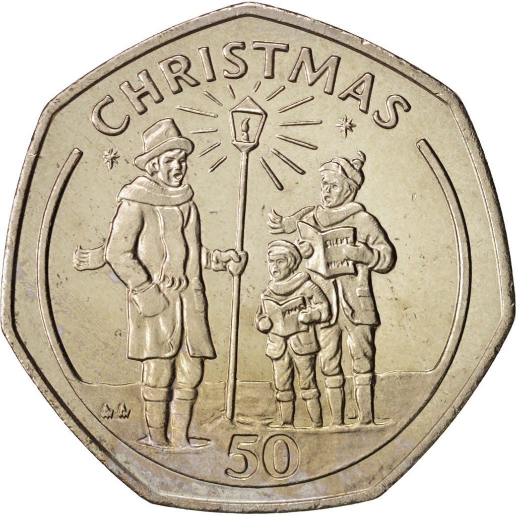 Gibraltar, Elizabeth II, 50 Pence, 1991, Copper-nickel, KM:83