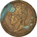 Coin, Monaco, Honore V, Decime, 1838, Monaco, VF(20-25), Copper, KM:97.1