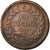 Coin, Monaco, Honore V, Decime, 1838, Monaco, EF(40-45), Copper, KM:97.1