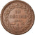Moneta, Monaco, Honore V, Decime, 1838, Monaco, BB, Rame, KM:97.1, Gadoury:105