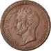Monnaie, Monaco, Honore V, Decime, 1838, Monaco, TTB, Cuivre, Gadoury:105
