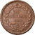 Münze, Monaco, Honore V, Decime, 1838, Monaco, SS, Kupfer, KM:97.1, Gadoury:105