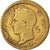 Coin, Monaco, Honore V, Decime, 1838, Monaco, Cuivre jaune, VF(20-25), Copper