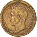 Coin, Monaco, Honore V, Decime, 1838, Monaco, Cuivre jaune, VF(30-35), Copper