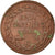 Coin, Monaco, Honore V, 5 Centimes, Cinq, 1837, Monaco, EF(40-45), Copper