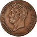 Coin, Monaco, Honore V, 5 Centimes, Cinq, 1837, Monaco, EF(40-45), Copper