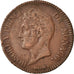 Coin, Monaco, Honore V, 5 Centimes, Cinq, 1837, Monaco, VF(30-35), Copper
