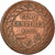 Coin, Monaco, Honore V, 5 Centimes, Cinq, 1837, Monaco, VF(30-35), Copper