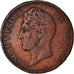 Monnaie, Monaco, Honore V, 5 Centimes, Cinq, 1837, Monaco, TB, Cuivre