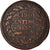 Moneta, Monaco, Honore V, 5 Centimes, Cinq, 1837, Monaco, MB, Rame, KM:95.2a