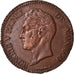 Münze, Monaco, Honore V, 5 Centimes, Cinq, 1837, Monaco, SS, Kupfer, KM:95.2a