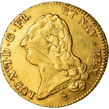 Moneda, Francia, Louis XVI, Double louis d'or à la tête nue, 2 Louis D'or