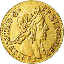 Münze, Frankreich, Louis XIII, Louis d'Or, 1642, Paris, SS+, Gold, KM:136.1