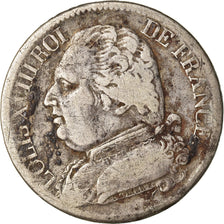 Monnaie, France, Louis XVIII, Louis XVIII, 5 Francs, 1814, Bayonne, TB, Argent