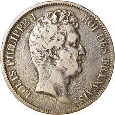 Coin, France, Louis-Philippe, 5 Francs, 1831, Paris, VF(30-35), Silver