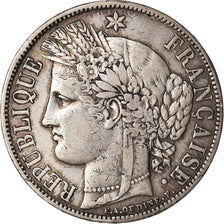 Coin, France, Cérès, 5 Francs, 1870, Paris, EF(40-45), Silver, KM:819