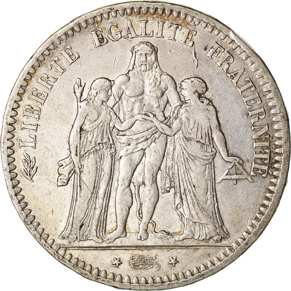 Coin, France, Hercule, 5 Francs, 1848, Paris, EF(40-45), Silver, KM:756.1