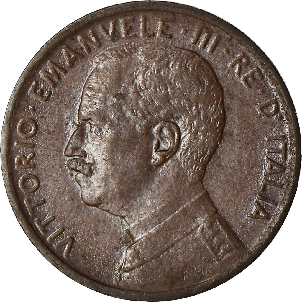 Coin, Italy, Vittorio Emanuele III, Centesimo, 1909, Rome, AU(50-53), Bronze