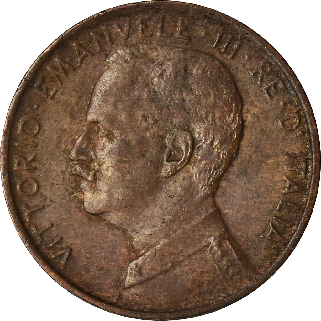 Coin, Italy, Vittorio Emanuele III, Centesimo, 1915, Rome, VF(20-25), Bronze