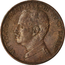 Coin, Italy, Vittorio Emanuele III, Centesimo, 1915, Rome, VF(20-25), Bronze