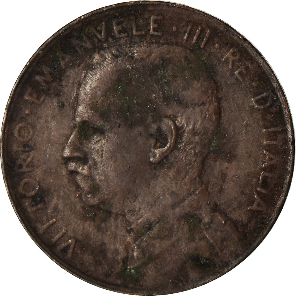 Coin, Italy, Vittorio Emanuele III, Centesimo, 1917, Rome, VF(20-25), Bronze